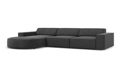 4-zits hoekbank Jodie velvet Chaise Longue links