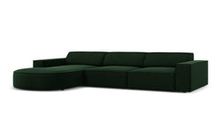 4-zits hoekbank Jodie velvet Chaise Longue links