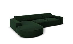 4-zits hoekbank Jodie velvet Chaise Longue links