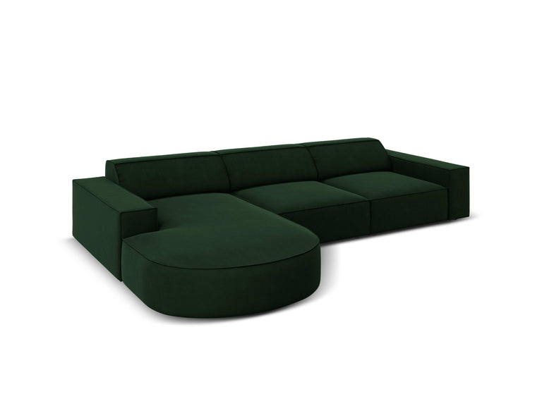 4-zits hoekbank Jodie velvet Chaise Longue links