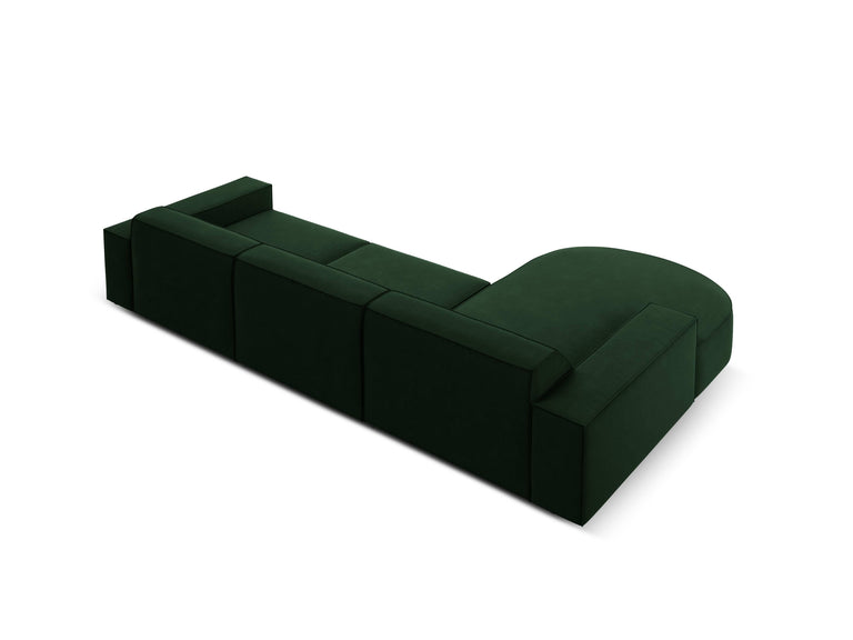 4-zits hoekbank Jodie velvet Chaise Longue links