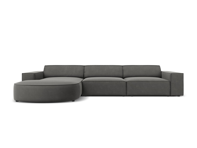4-zits hoekbank Jodie velvet Chaise Longue links