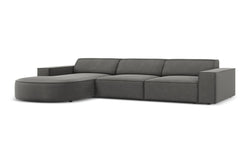 4-zits hoekbank Jodie velvet Chaise Longue links
