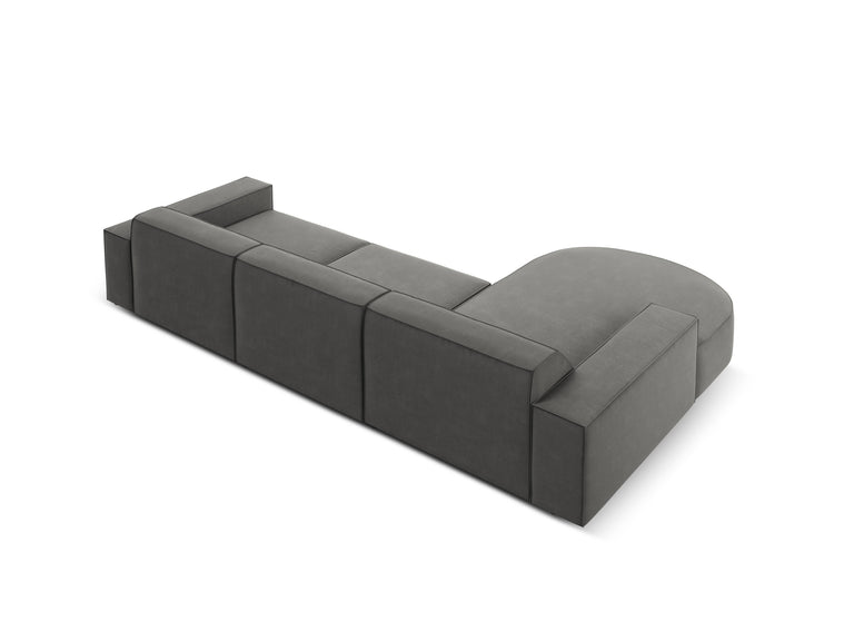 4-zits hoekbank Jodie velvet Chaise Longue links