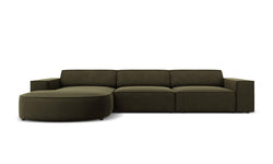 4-zits hoekbank Jodie velvet Chaise Longue links