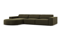 4-zits hoekbank Jodie velvet Chaise Longue links
