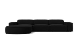 4-zits hoekbank Jodie velvet Chaise Longue links