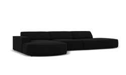 5-zits hoekbank Jodie velvet Chaise Longue links