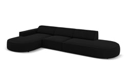 5-zits hoekbank Jodie velvet Chaise Longue links