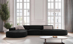 5-zits hoekbank Jodie velvet Chaise Longue links