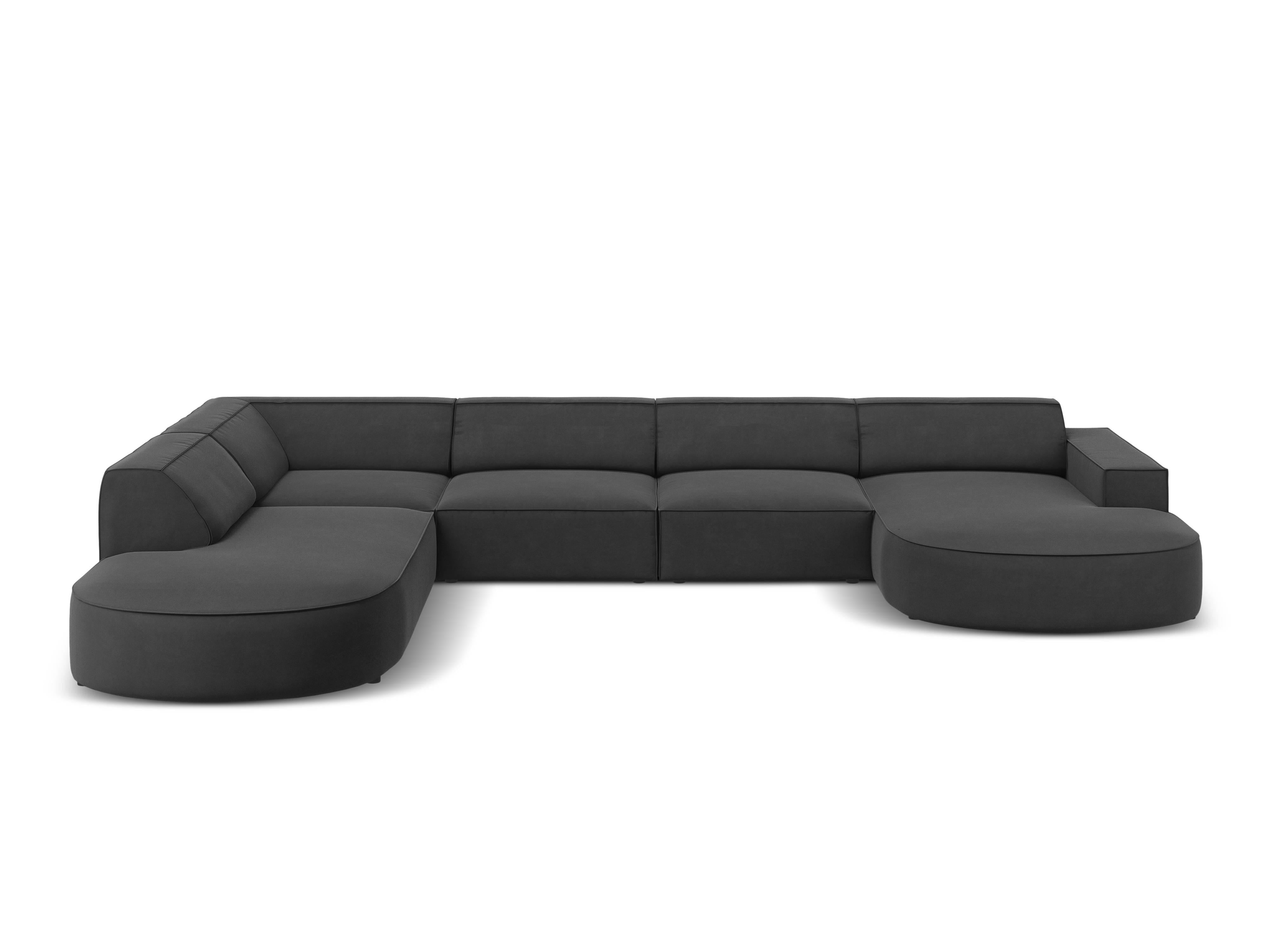 U-bank Jodie velvet Chaise longue links – NADUVI