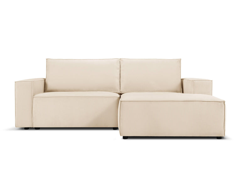 Hoekbank Carlo rechts ribstof