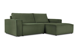 Hoekbank Carlo rechts ribstof