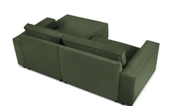 Hoekbank Carlo rechts ribstof