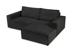 Hoekbank Carlo rechts ribstof