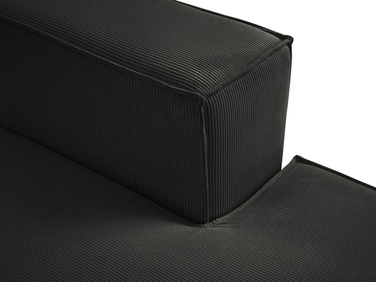 Hoekbank Carlo rechts ribstof