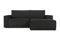 Hoekbank Carlo rechts ribstof