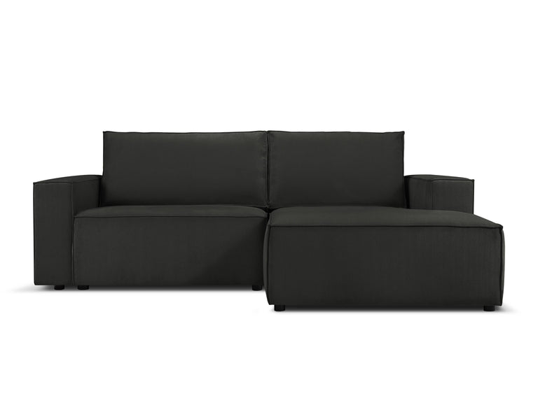 Hoekbank Carlo rechts ribstof