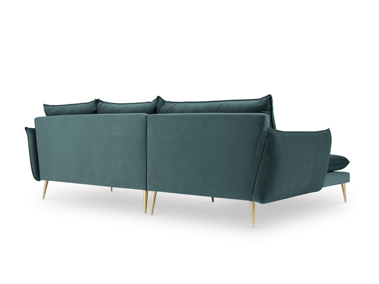 3.5-zitshoekbank Elio links velvet