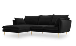 3.5-zitshoekbank Elio links velvet