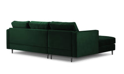 3.5-zitshoekbank Santo links velvet