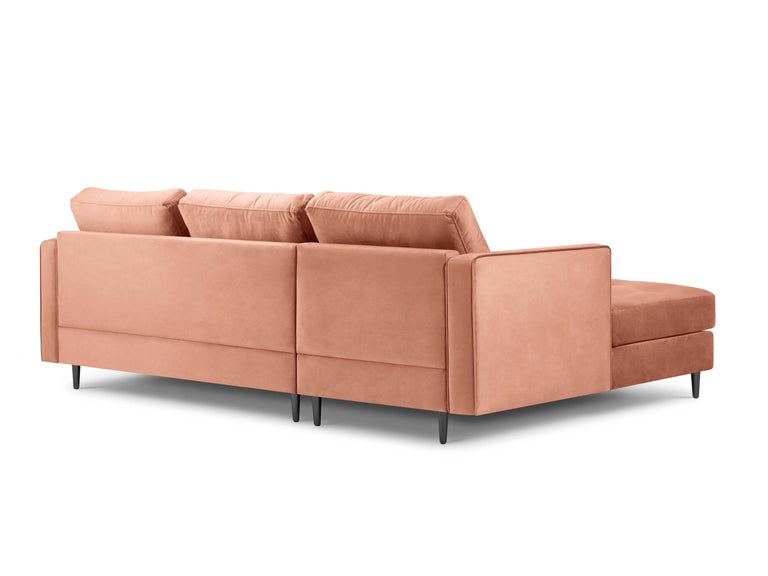 3.5-zitshoekbank Santo links velvet