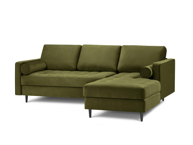 3.5-zitshoekbank Santo rechts velvet