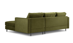 3.5-zitshoekbank Santo rechts velvet