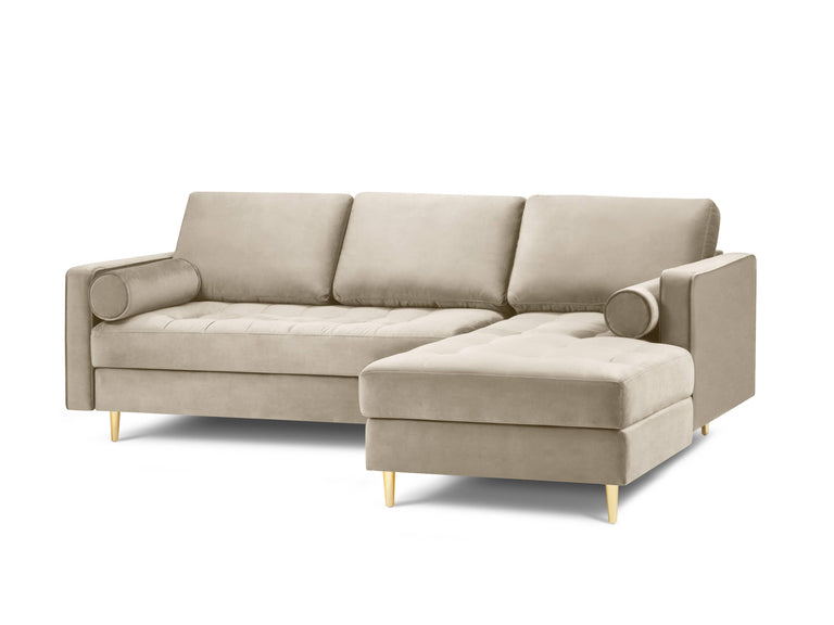 3.5-zitshoekbank Santo rechts velvet