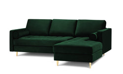 3.5-zitshoekbank Santo rechts velvet