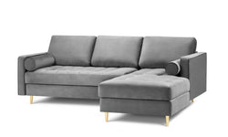 3.5-zitshoekbank Santo rechts velvet