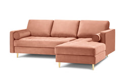 3.5-zitshoekbank Santo rechts velvet