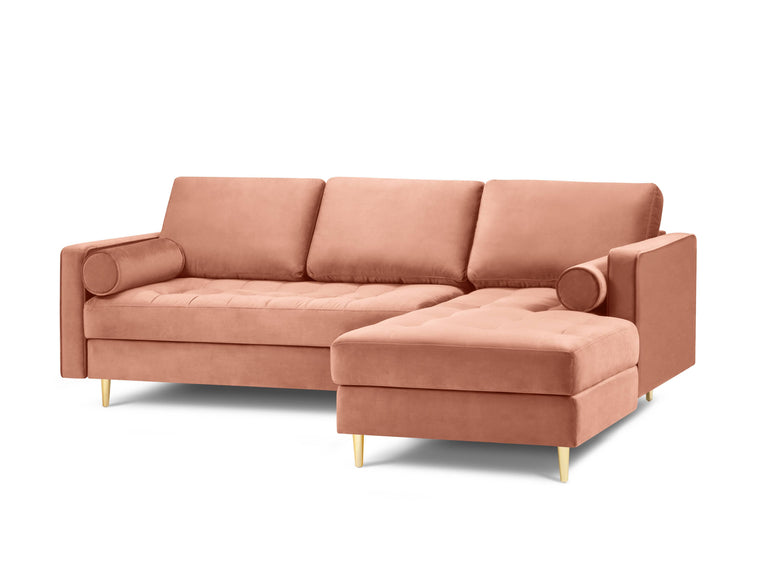 3.5-zitshoekbank Santo rechts velvet