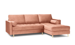 3.5-zitshoekbank Santo rechts velvet