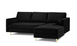 3.5-zitshoekbank Santo rechts velvet