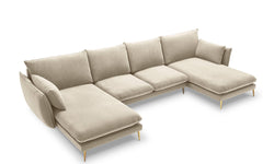 5-zitshoekbank Elio velvet