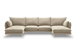 5-zitshoekbank Elio velvet