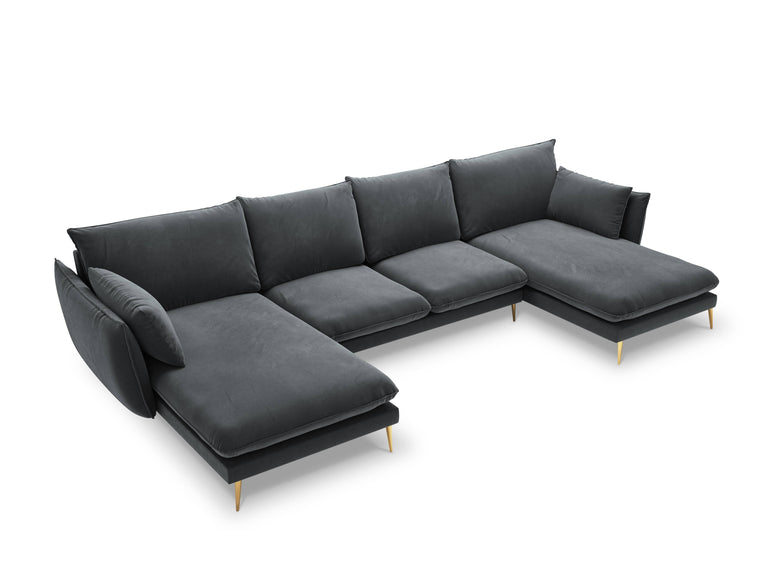 5-zitshoekbank Elio velvet