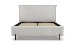 Bedframe Armie bouclé met opbergruimte