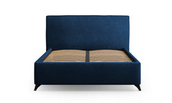 Bedframe Malou ribstof met opbergruimte
