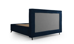 Bedframe Malou ribstof met opbergruimte