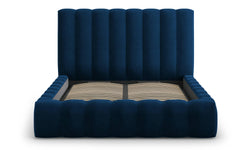 Bed frame Gina velvet met opbergruimte