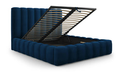 Bed frame Gina velvet met opbergruimte