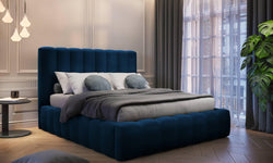 Bed frame Gina velvet met opbergruimte