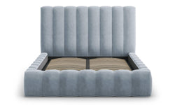 Bed frame Gina velvet met opbergruimte