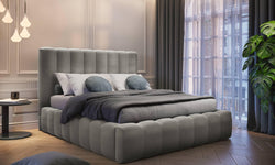 Bed frame Gina velvet met opbergruimte