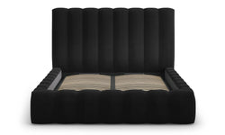 Bed frame Gina velvet met opbergruimte