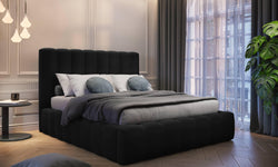Bed frame Gina velvet met opbergruimte
