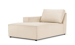 Chaise Longue Carlo links ribstof