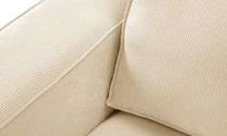 Chaise Longue Carlo links ribstof